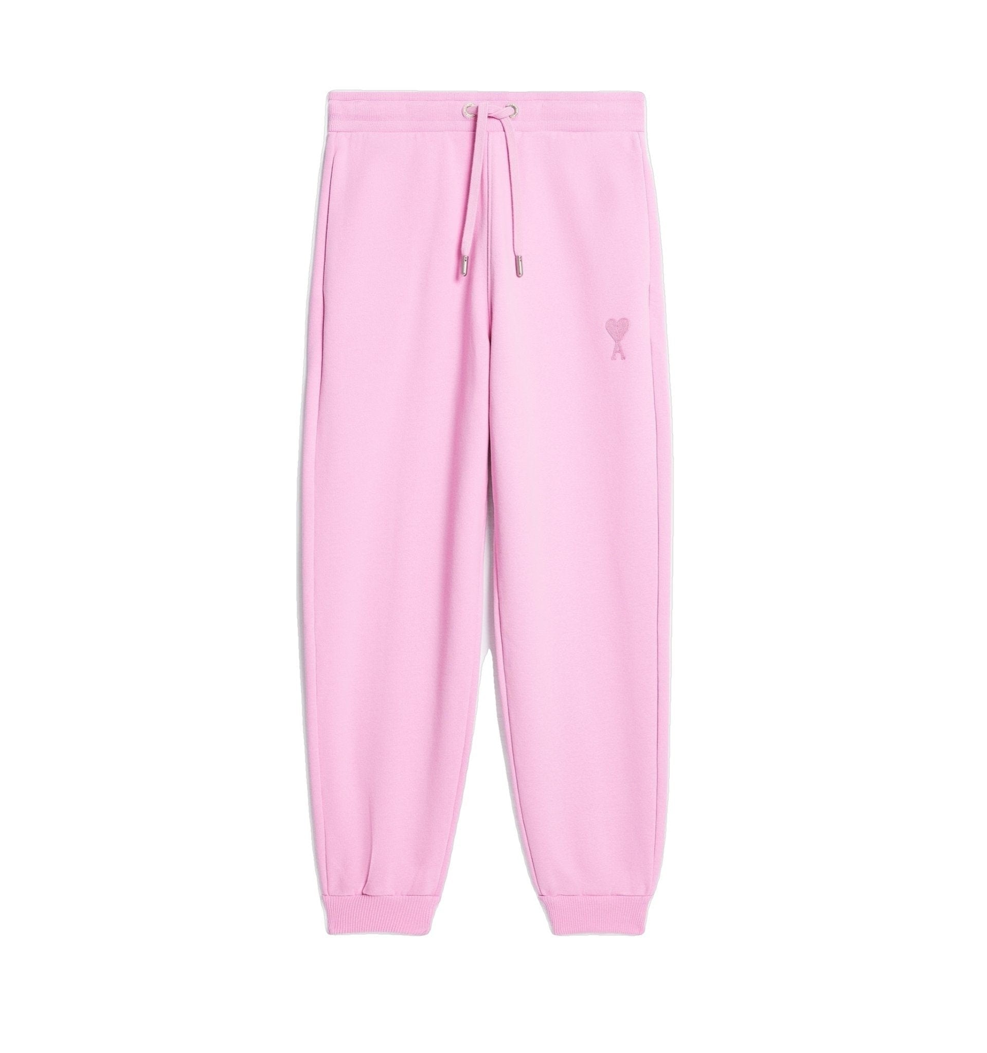 AMI Paris Pantalon Jogging Rose logo brod Lothaire