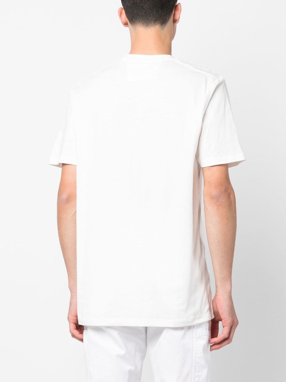 C.P. COMPANY -T-shirt 30/1 Label Logo White