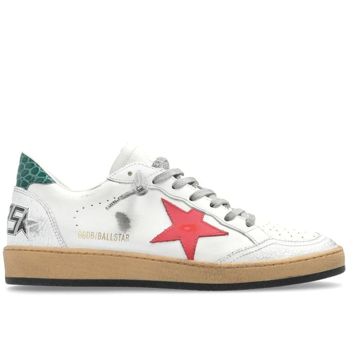 Golden Goose Deluxe Brand - Baskets Ball Star Vert & rouge