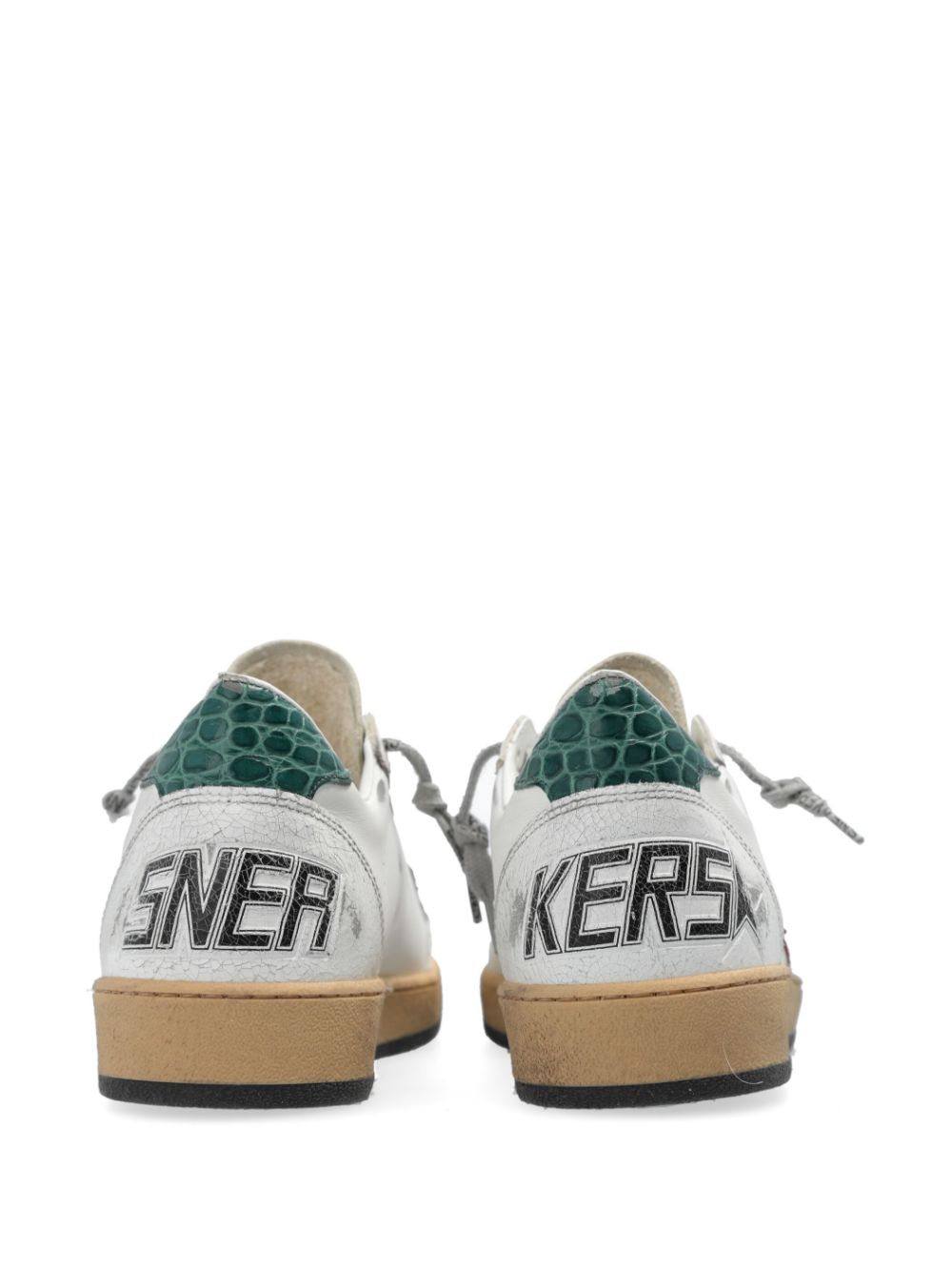 Golden Goose Deluxe Brand - Baskets Ball Star Vert & rouge