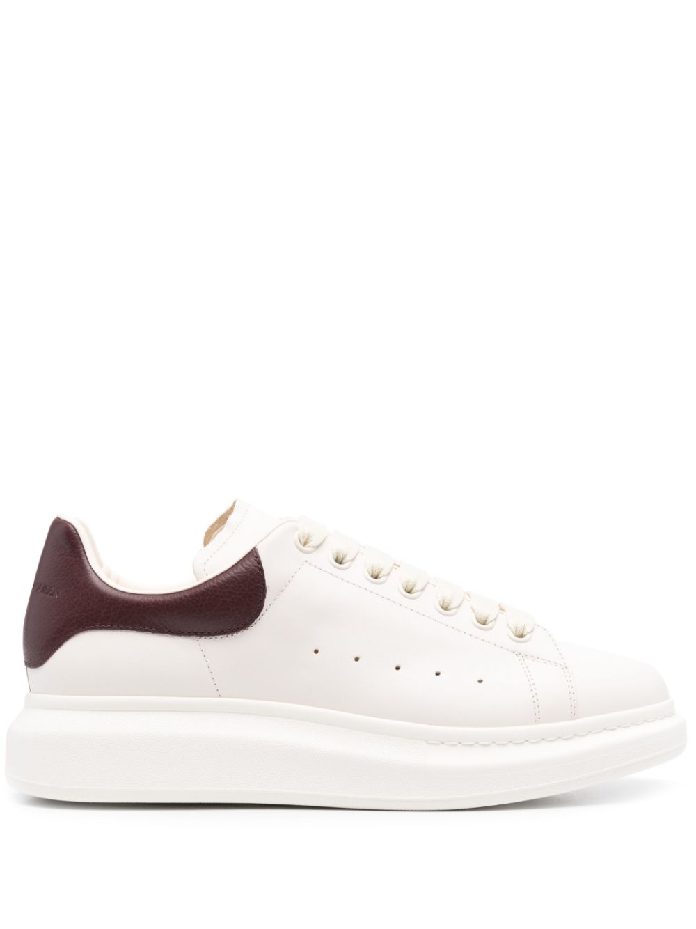 Alexander Mcqueen - Baskets oversized blanc et bordeaux - Lothaire