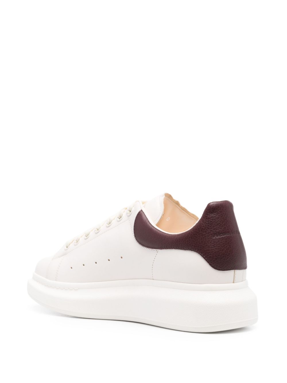 Alexander Mcqueen - Baskets oversized blanc et bordeaux - Lothaire