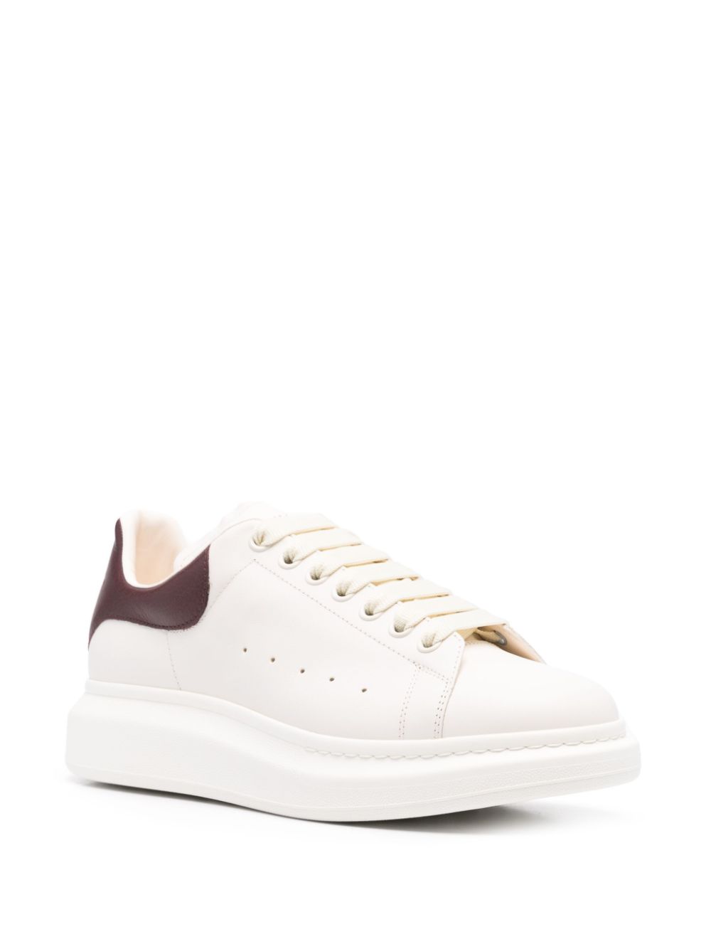 Alexander Mcqueen - Baskets oversized blanc et bordeaux - Lothaire