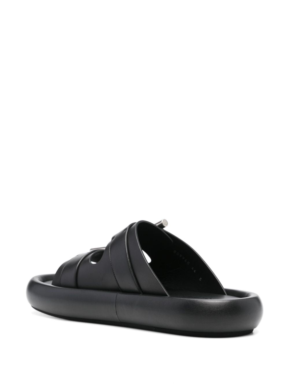 ALEXANDER MCQUEEN - Sandales en cuir noir - Lothaire