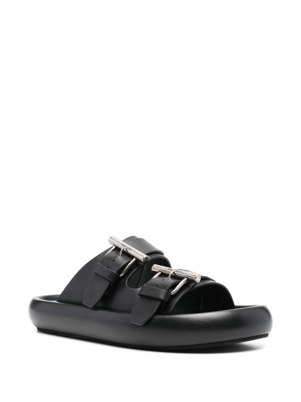 Alexander mcqueen cuir noir on sale