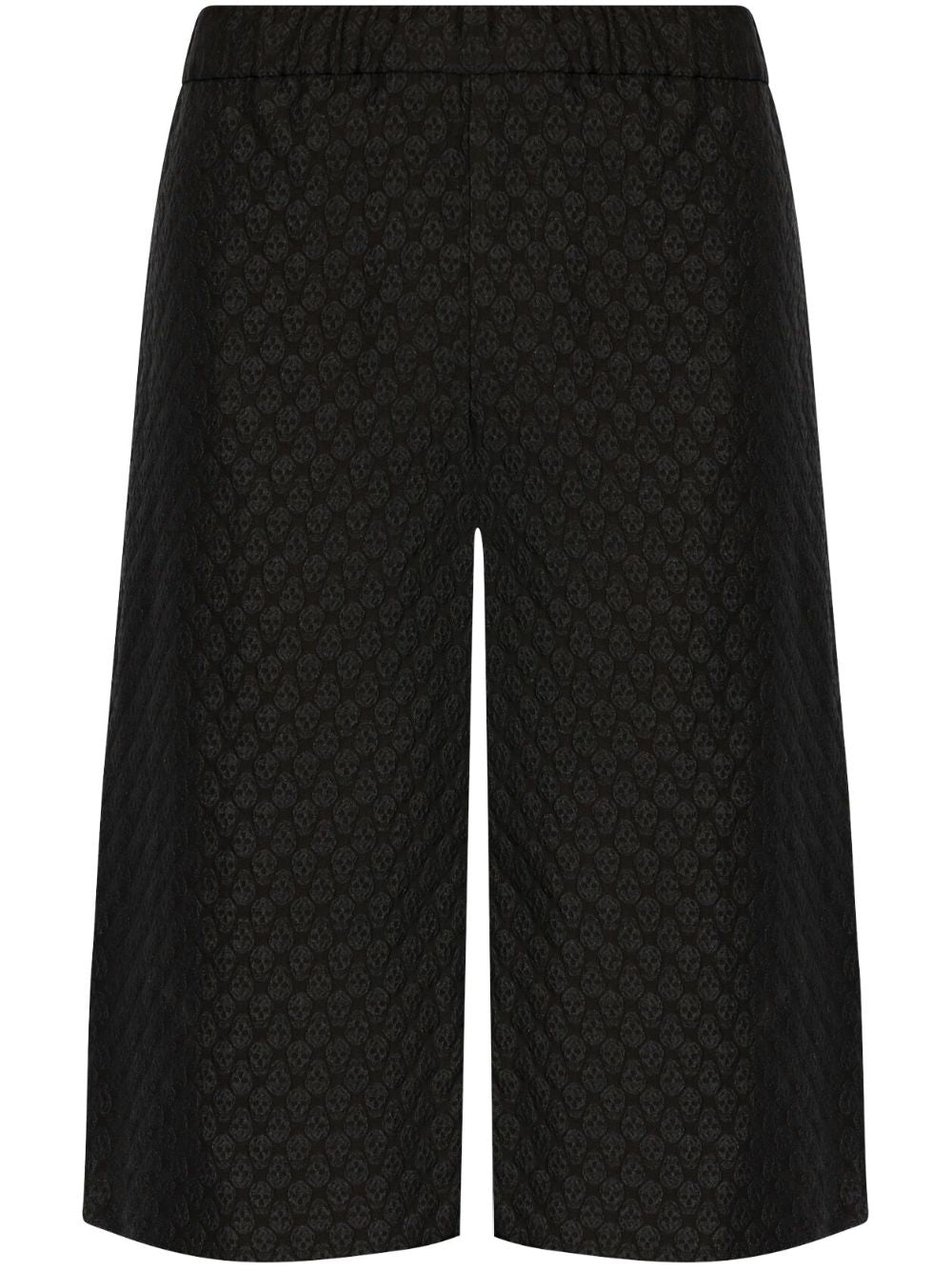 ALEXANDER MCQUEEN - Short bermuda en jacquard tête de mort noir - Lothaire