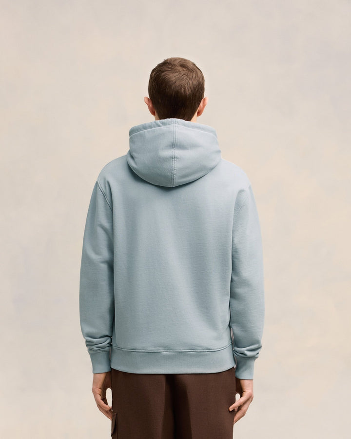 Ami Paris - Hoodie Bleu Argile Ami de Coeur - Lothaire