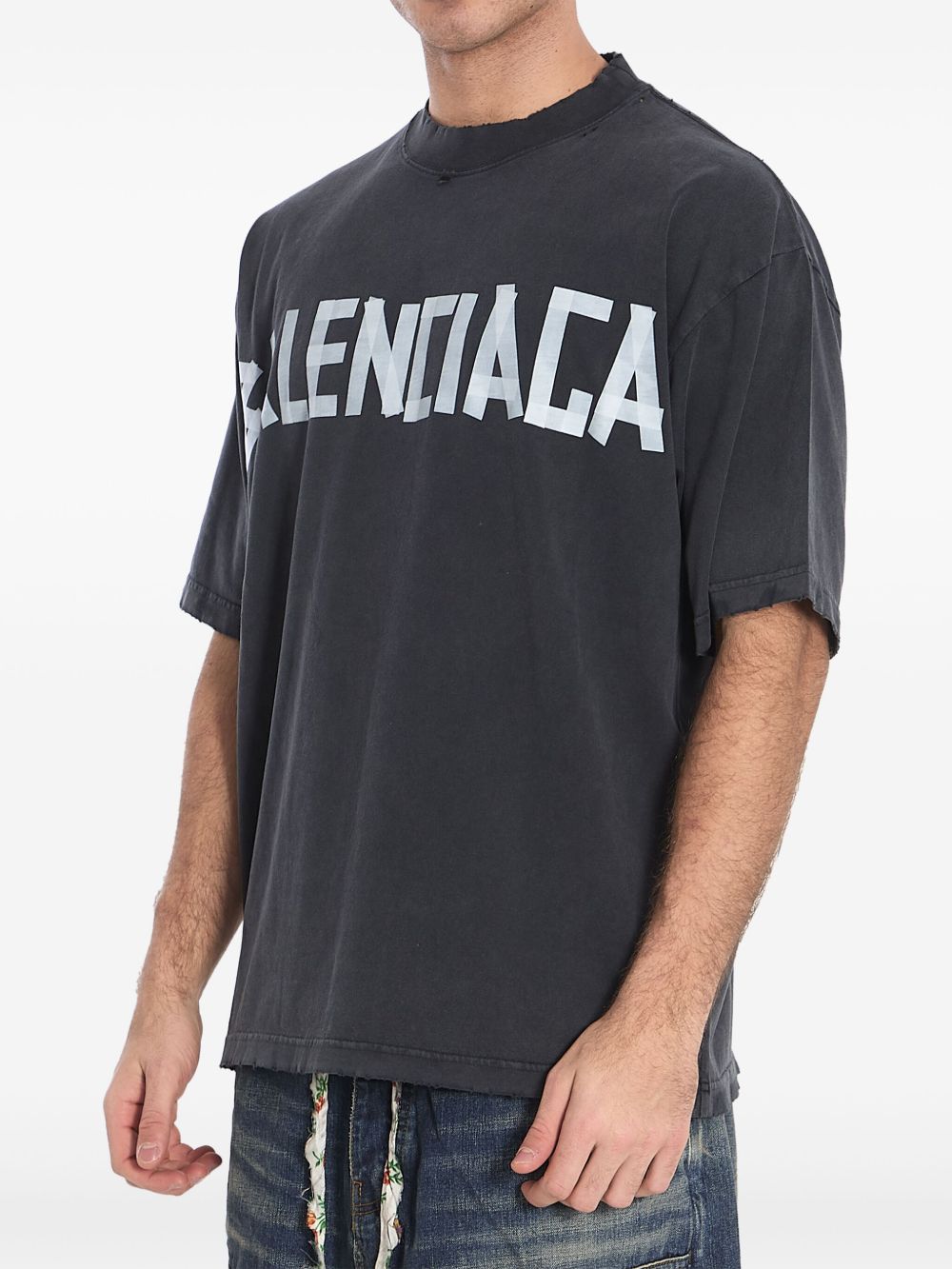 BALENCIAGA - t-shirt Tape Type noir - Lothaire