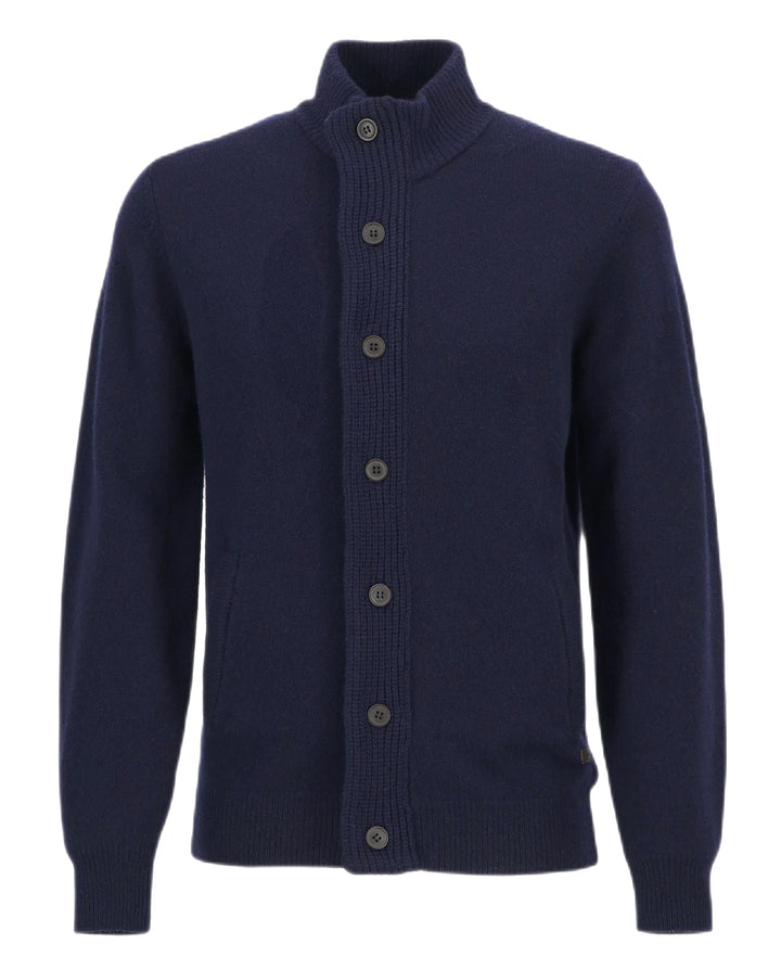 Barbour - Cardigan en laine marine - Lothaire