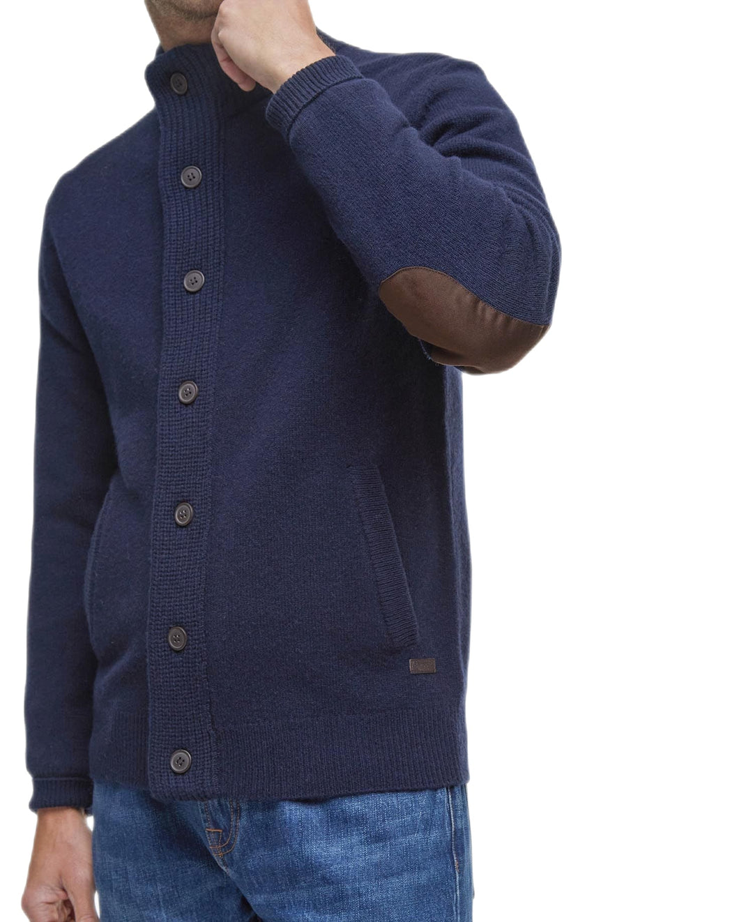 Barbour - Cardigan en laine marine - Lothaire