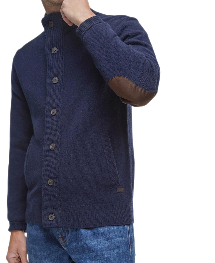 Barbour - Cardigan en laine marine - Lothaire