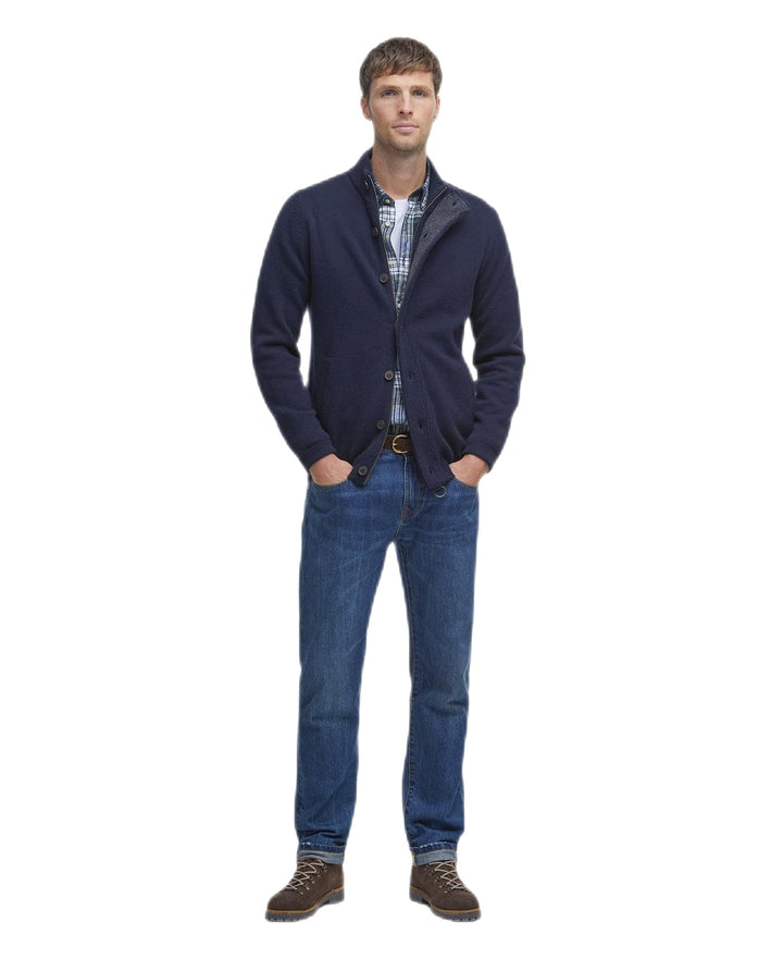 Barbour - Cardigan en laine marine - Lothaire