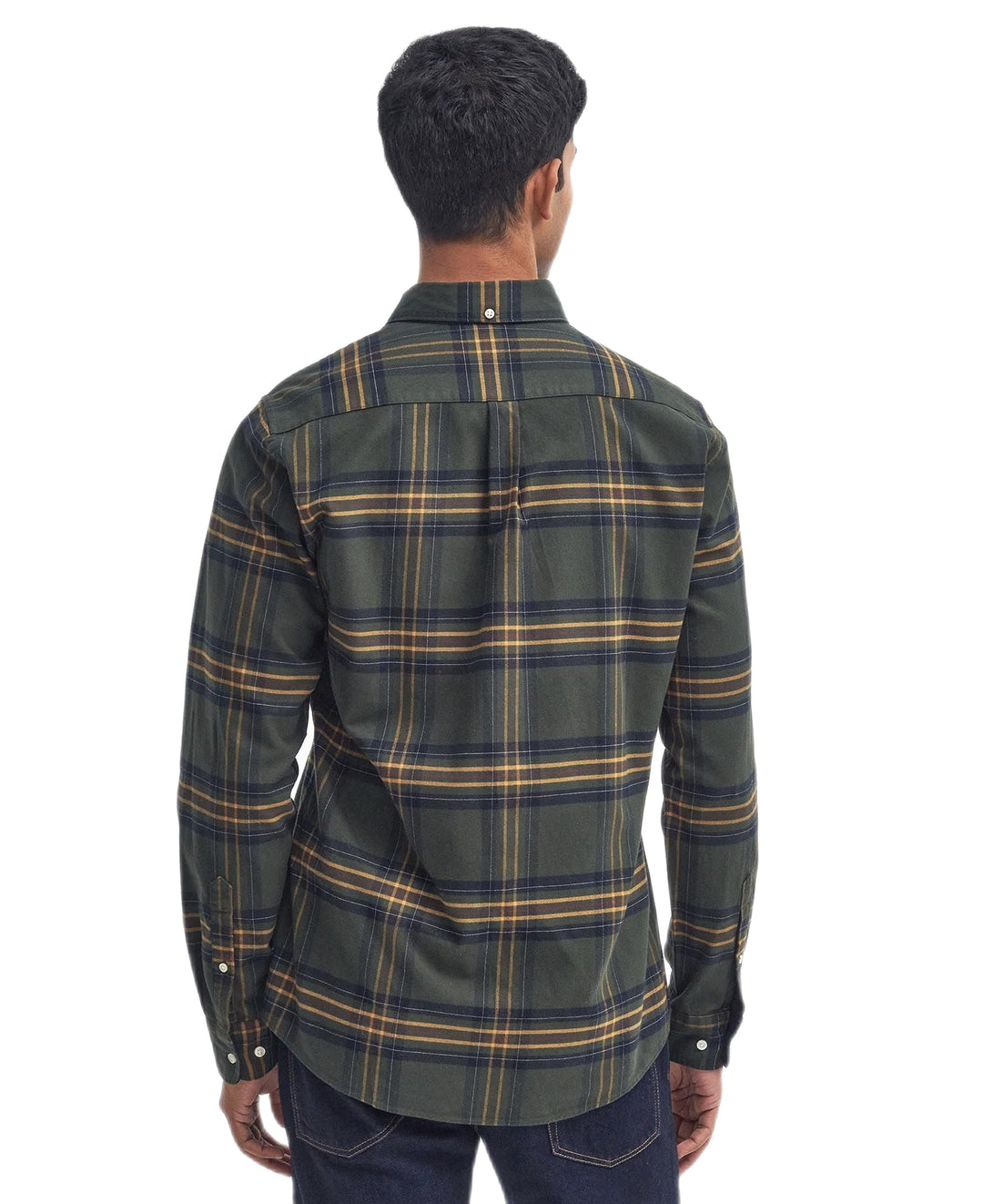 Barbour - Chemise à carreaux vert olive - Lothaire