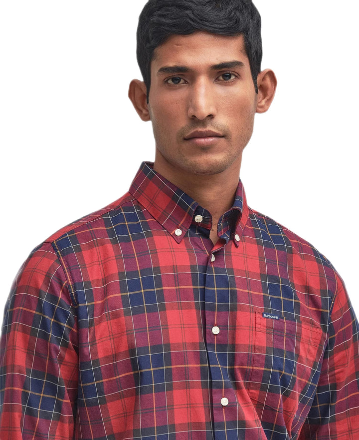 Barbour - Chemise Wetherham rouge - Lothaire