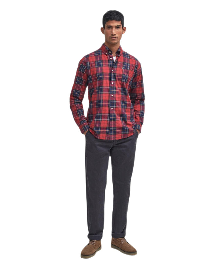 Barbour - Chemise Wetherham rouge - Lothaire