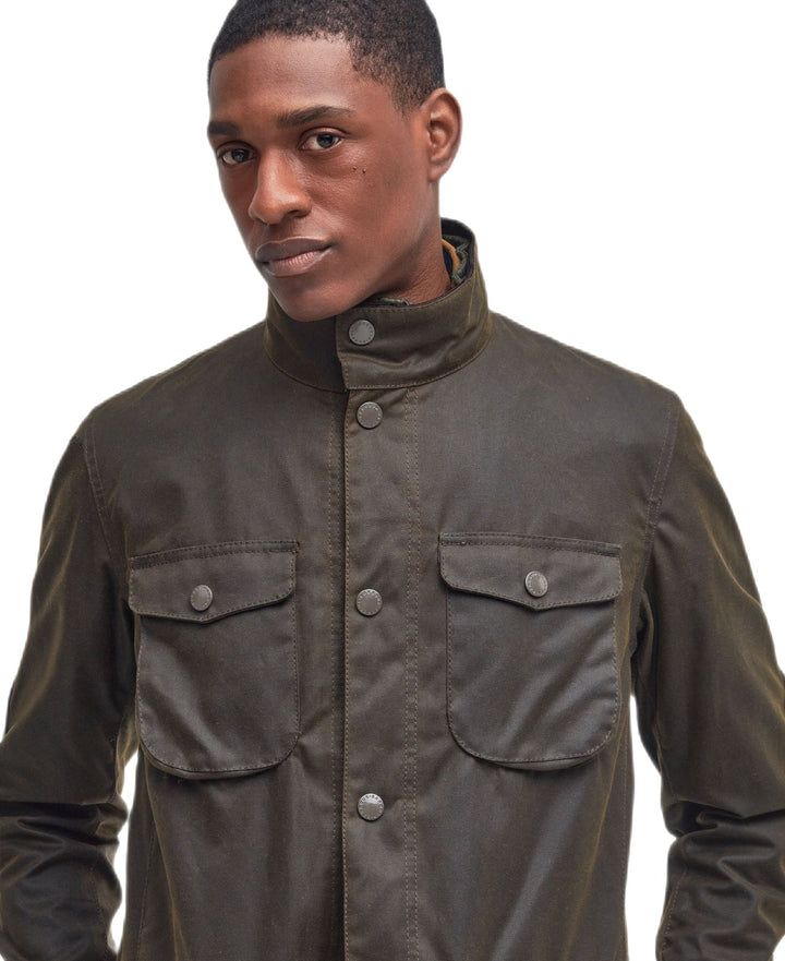 Barbour - Veste Ogston enduite marron - Lothaire