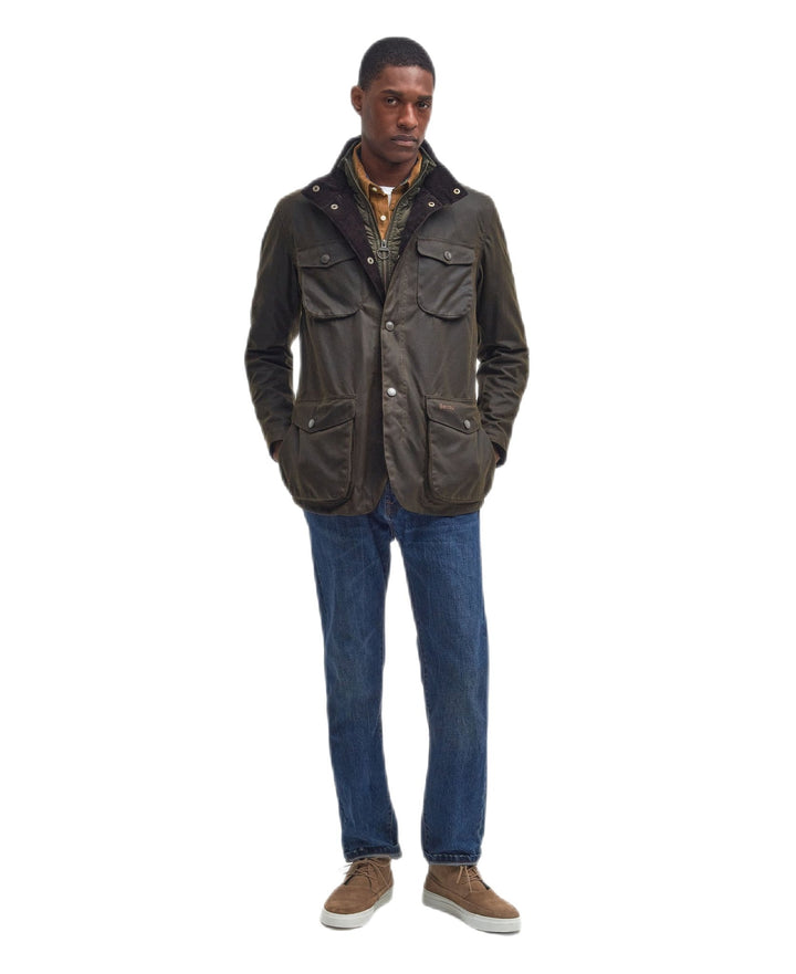 Barbour - Veste Ogston enduite marron - Lothaire