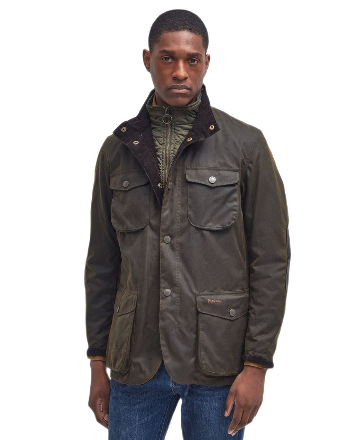 Barbour - Veste Ogston enduite marron - Lothaire