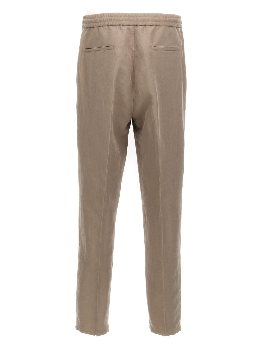 BRUNELLO CUCCINELI - pantalon en lin beige - Lothaire