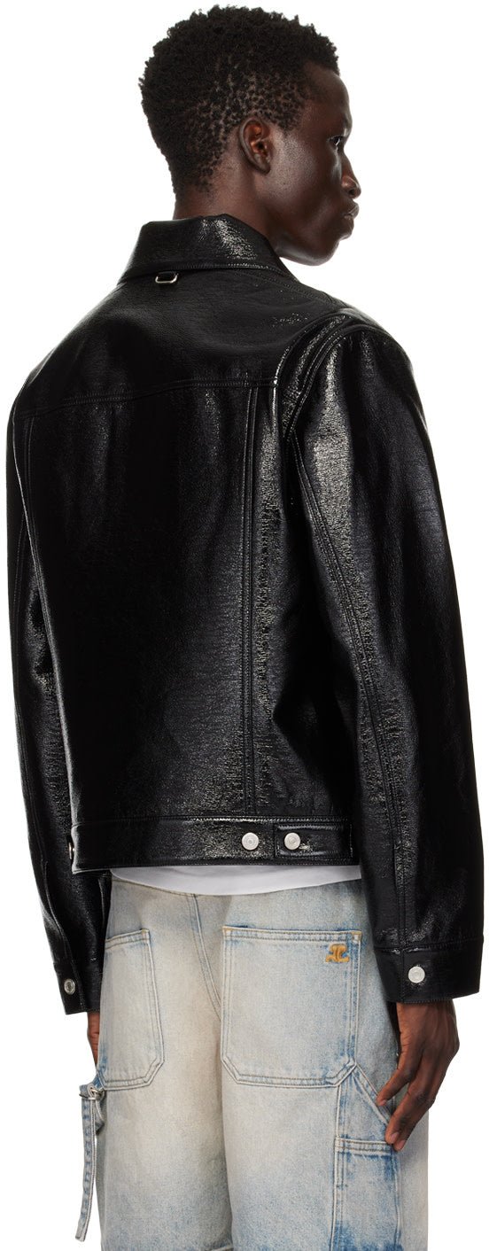 Courrèges - Blouson Trucker vinyle black - Lothaire