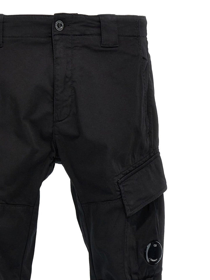 C.P. COMPANY - pantalon cargo à patch logo Noir - Lothaire