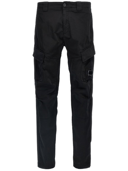 C.P. COMPANY - pantalon cargo à patch logo Noir - Lothaire