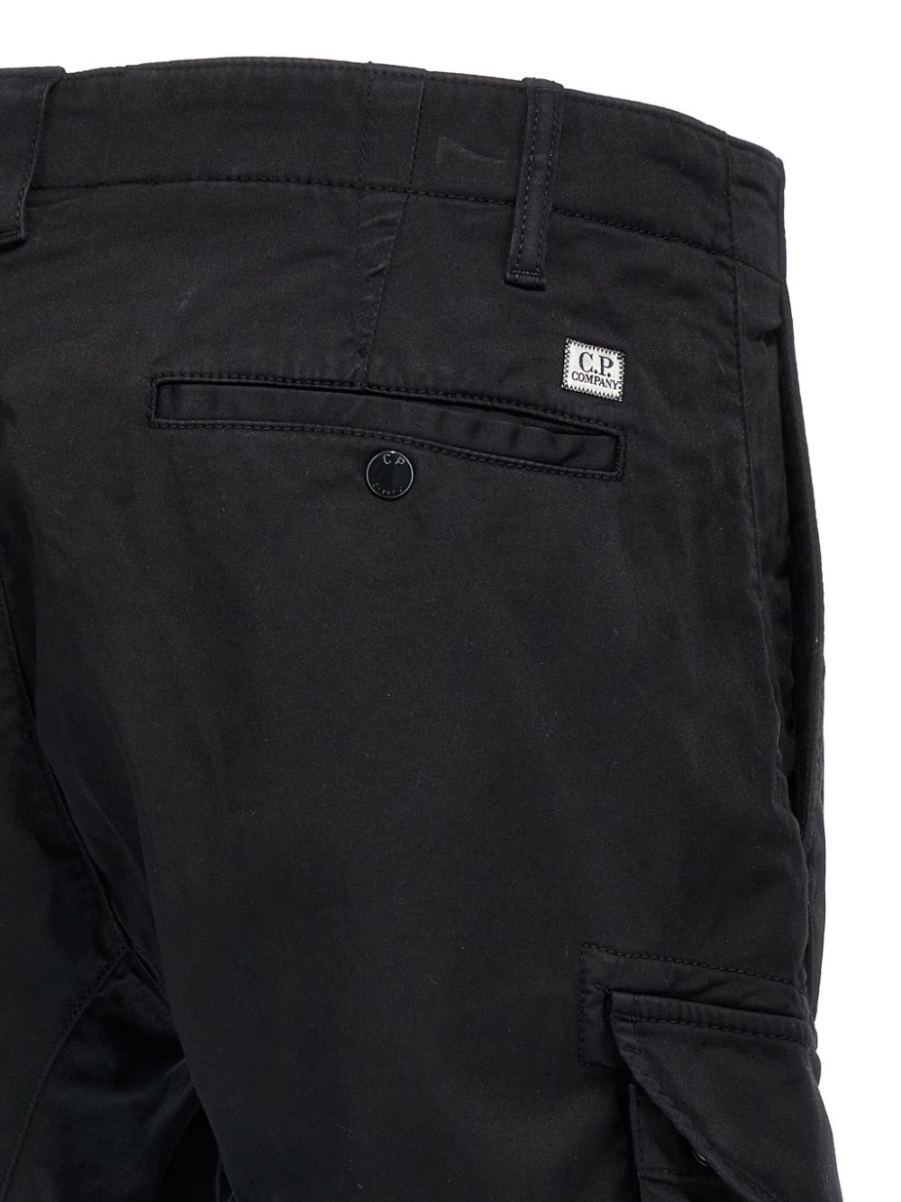 C.P. COMPANY - pantalon cargo à patch logo Noir - Lothaire