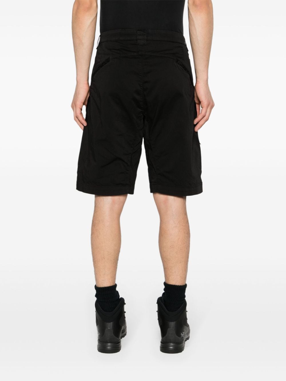 C.P. Company - Short black Stretch Sateen Utility - Lothaire