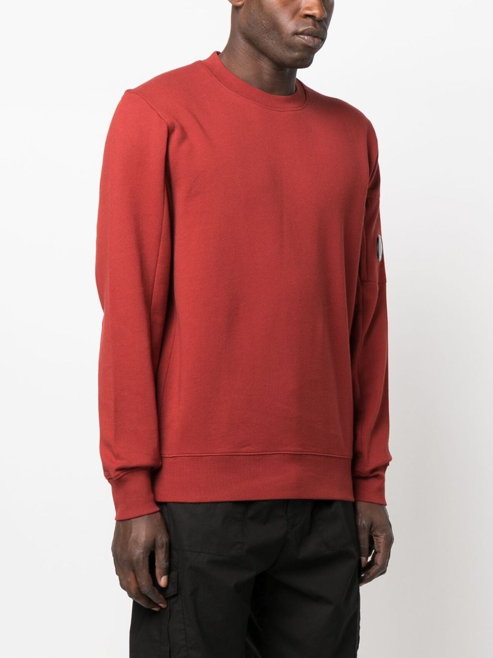 C.P company sweat col rond rouge ketchup - Lothaire