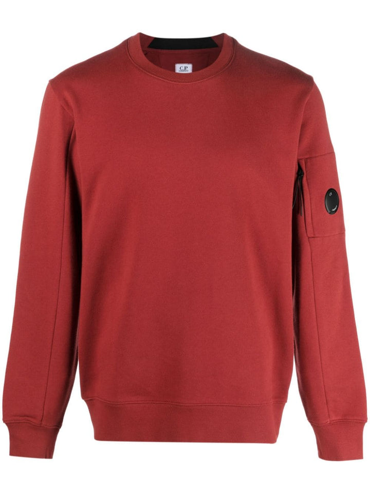 C.P company sweat col rond rouge ketchup - Lothaire