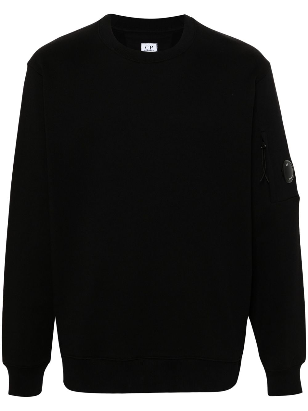 C.P Company - Sweat Diagonal Raised en polaire Noir - Lothaire