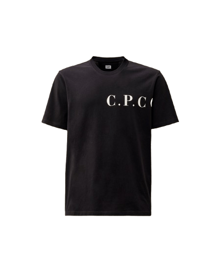 C.P. COMPANY - T-shirt avec logo devant - derrière Noir - Lothaire