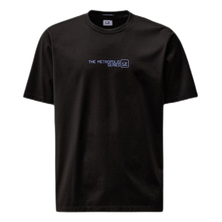 C.P. COMPANY - The Metropolis Series Mercerized Jersey Urban Graphics T-Shirt noir - Lothaire