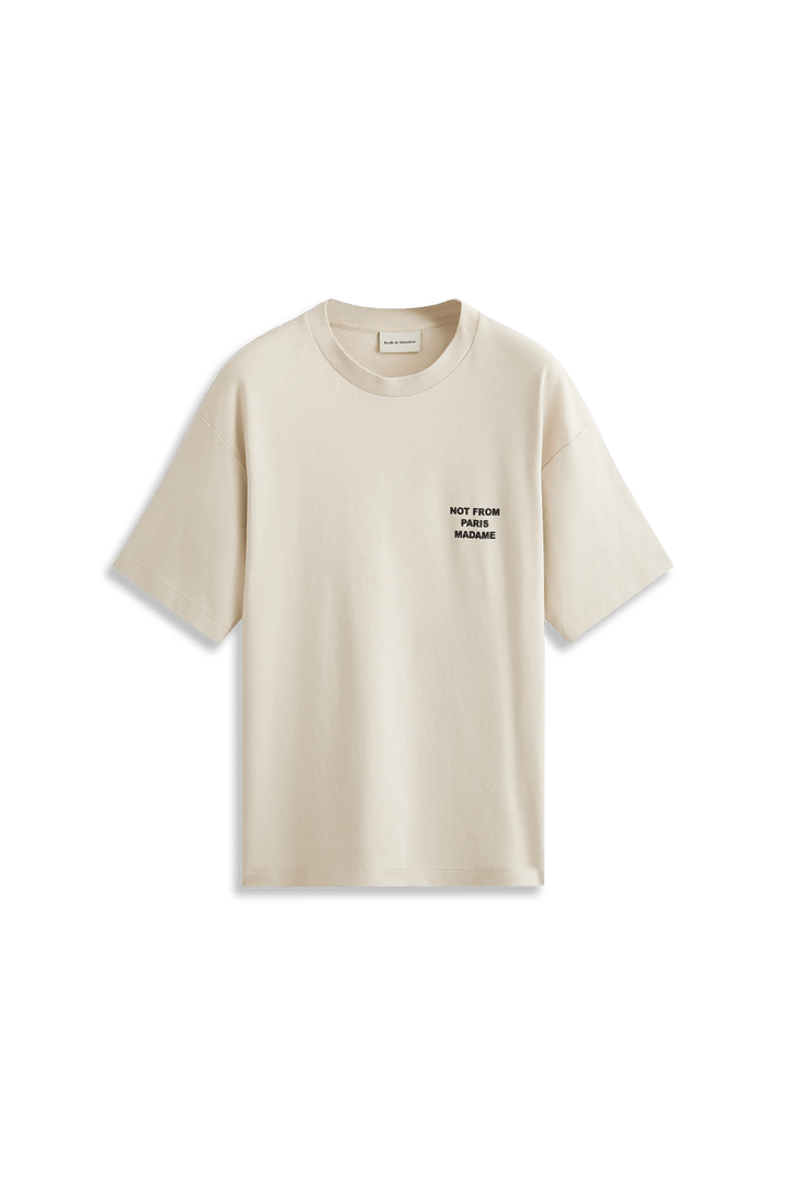 DRÔLE DE MONSIEUR - Le T-Shirt Slogan Beige - Lothaire