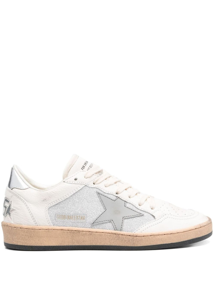 GOLDEN GOOSE - Baskets Ball Star Blanche et Grise - Lothaire