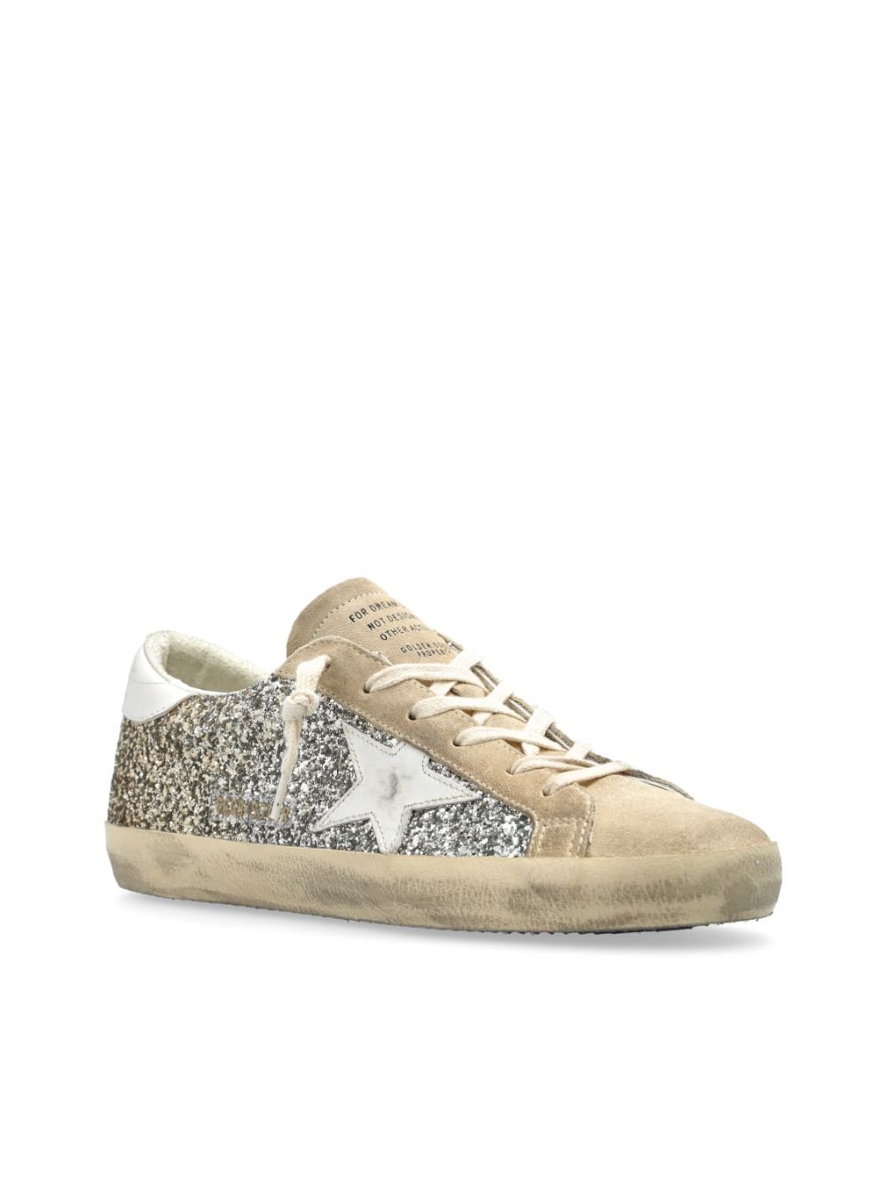 Golden Goose baskets Superstar Classic paillettes argentées - Lothaire