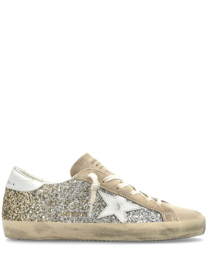 Golden Goose baskets Superstar Classic paillettes argentées - Lothaire