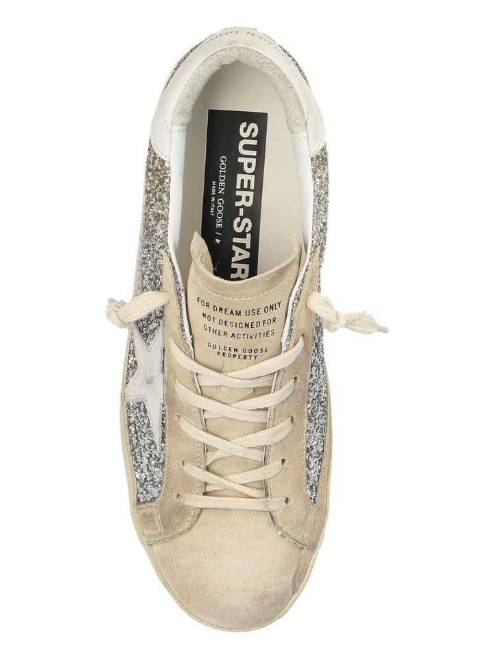 Golden Goose baskets Superstar Classic paillettes argentées - Lothaire