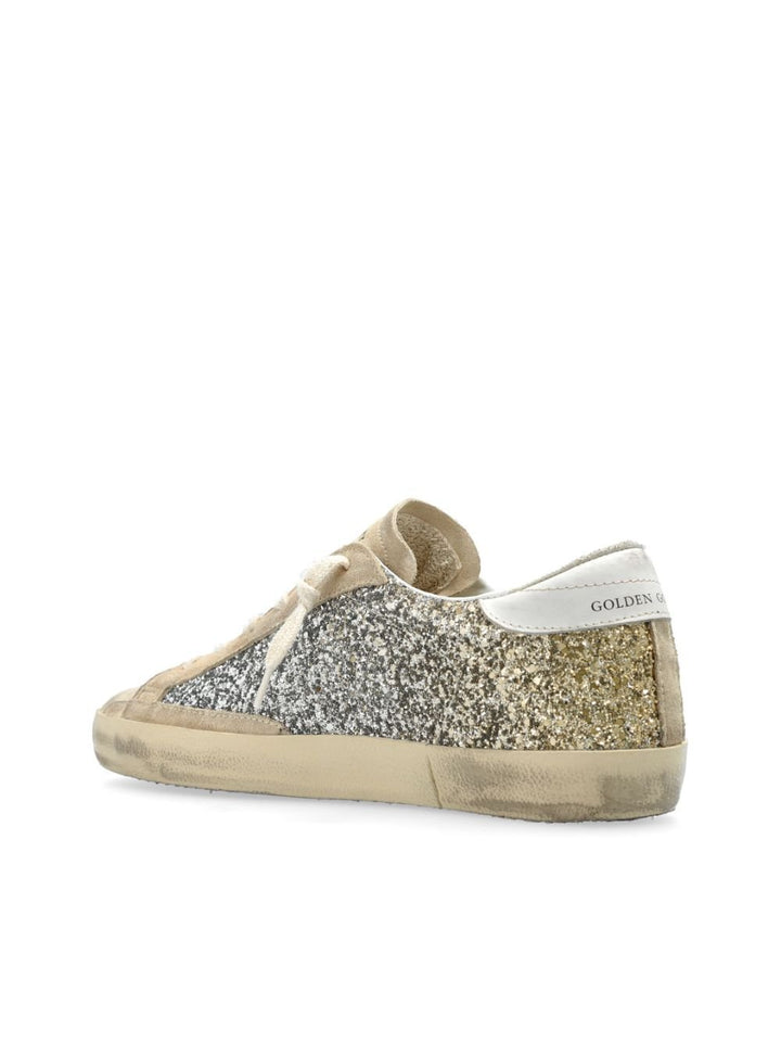 Golden Goose baskets Superstar Classic paillettes argentées - Lothaire