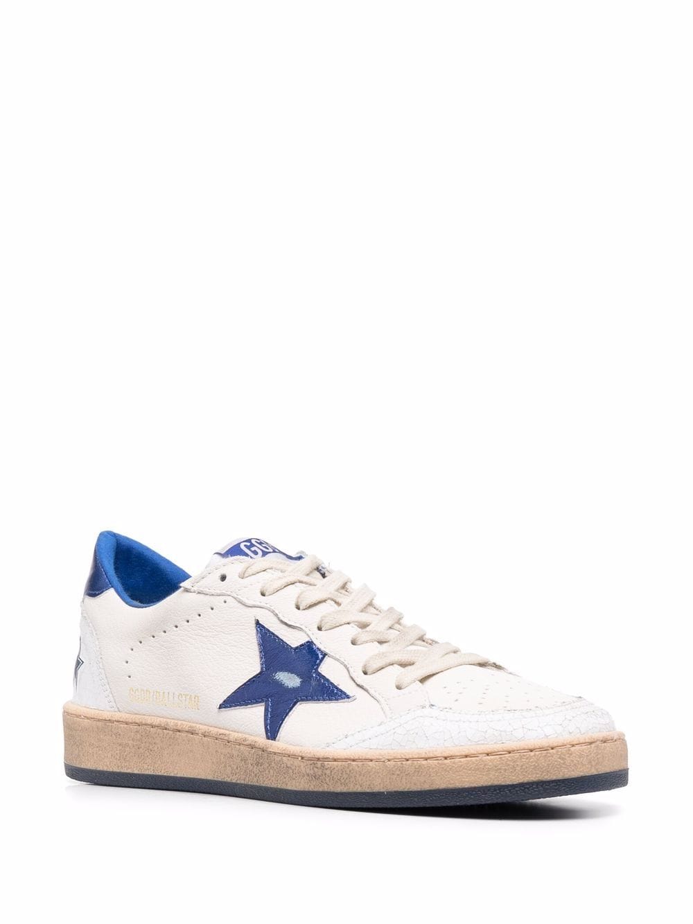 Golden Goose Deluxe Brand Ball Star homme en nappa blanc avec étoile - Lothaire