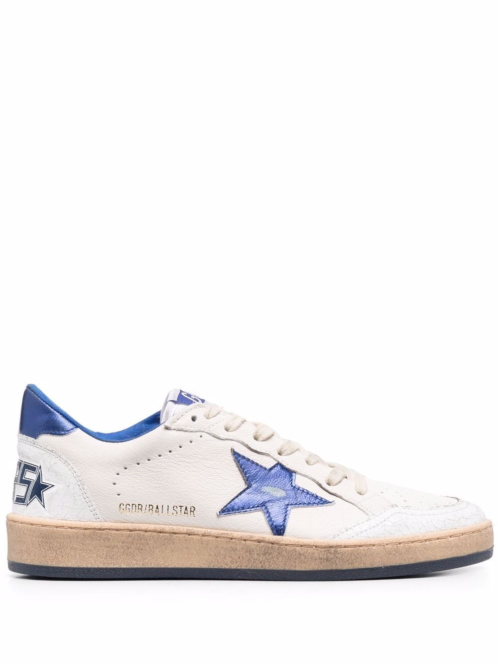 Golden Goose Deluxe Brand Ball Star homme en nappa blanc avec étoile - Lothaire