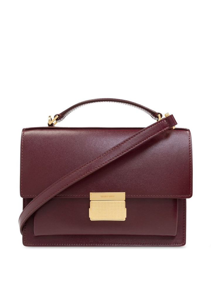 GOLDEN GOOSE DELUXE BRAND SAC A MAIN VENEZIA EN CUIR BORDEAUX - Lothaire