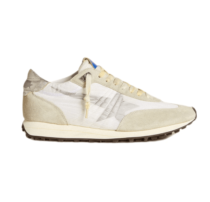 Golden Goose - Marathon en nylon blanc et étoile argentée - Lothaire