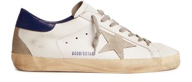 GOLDEN GOOSE Sneakers Super - Star avec étoile en daim et contrefort - Lothaire