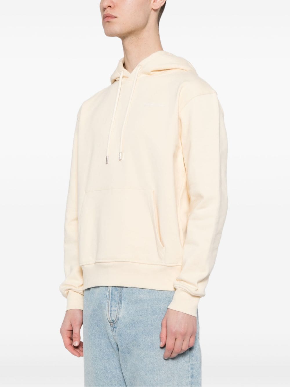 Jacquemus Hoodie beige à logo brodé - Lothaire