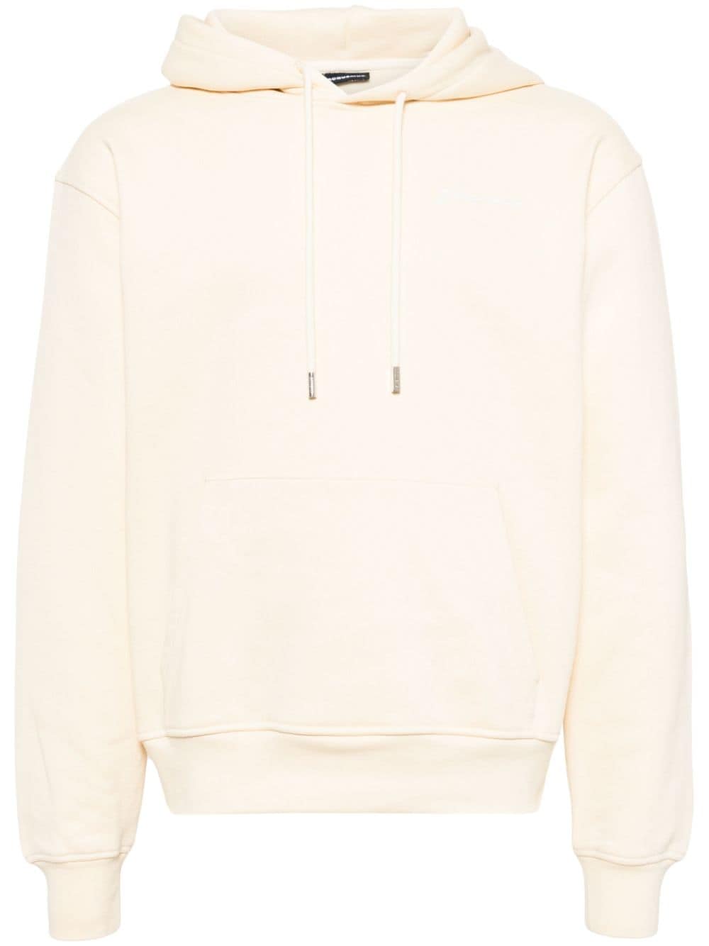 Jacquemus Hoodie beige à logo brodé - Lothaire