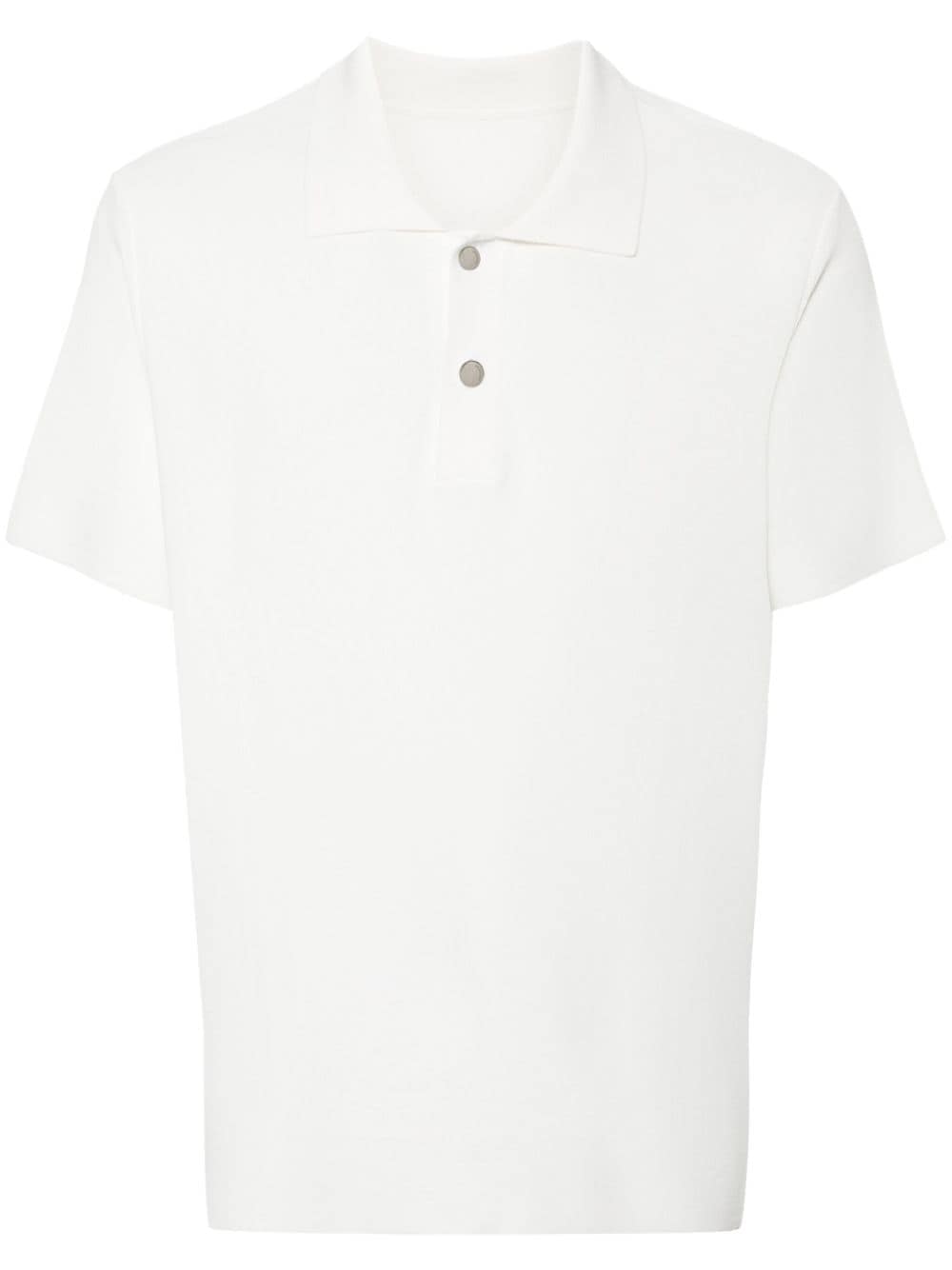 Jacquemus le polo en maille blanc - Lothaire