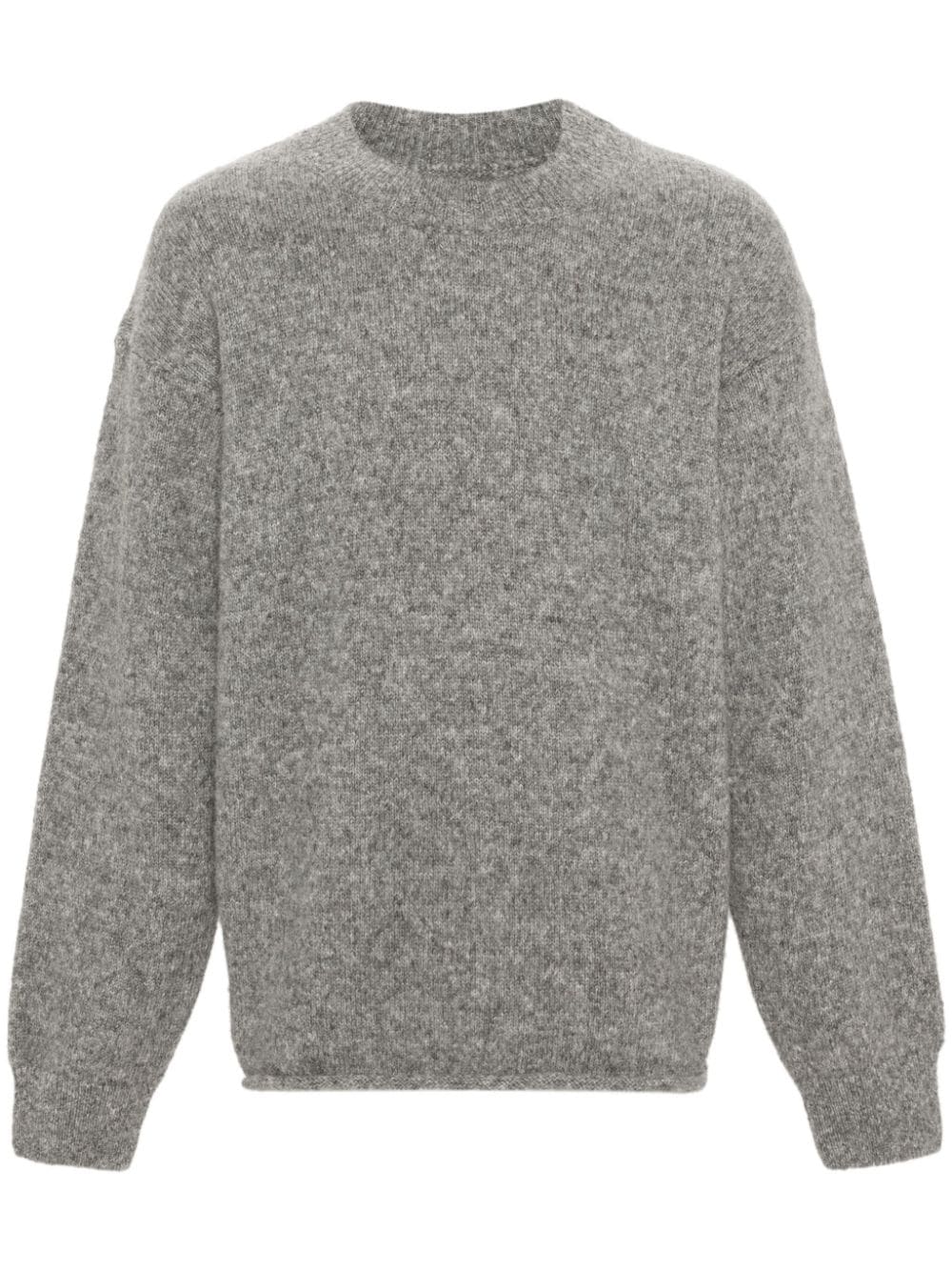 Jacquemus le pull en maille gris - Lothaire