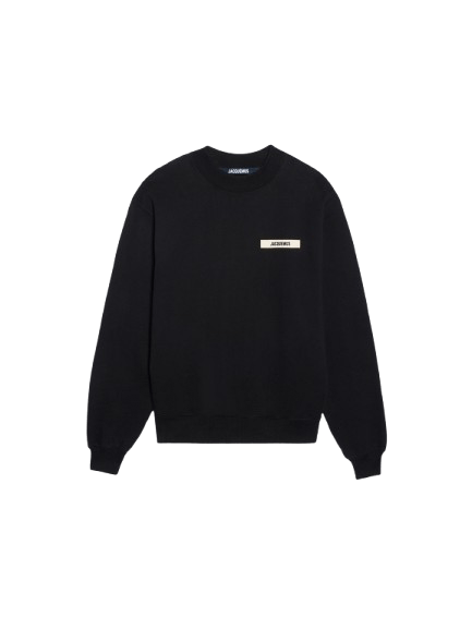 JACQUEMUS - Le sweatshirt Gros Grain Noir - Lothaire