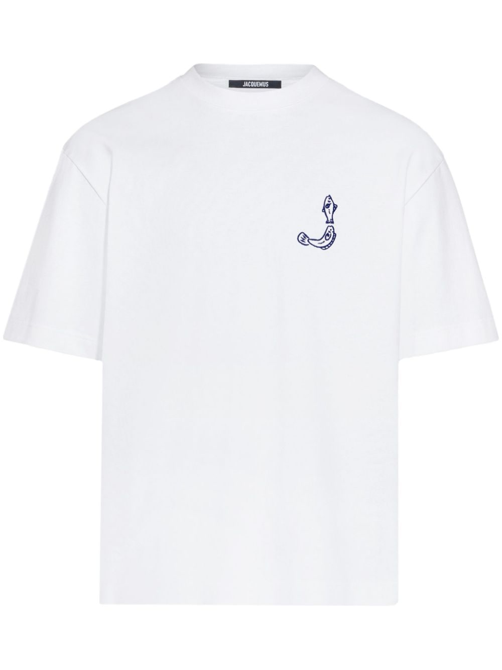 JACQUEMUS Le t - shirt Merù LA CASA T - shirt à broderie logo Fisherman. - Lothaire